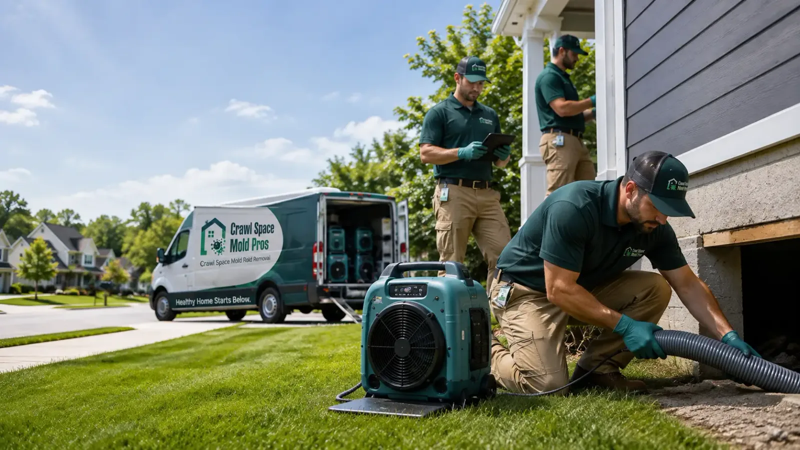 Crawl Space Mold Removal in Bismarck, AR